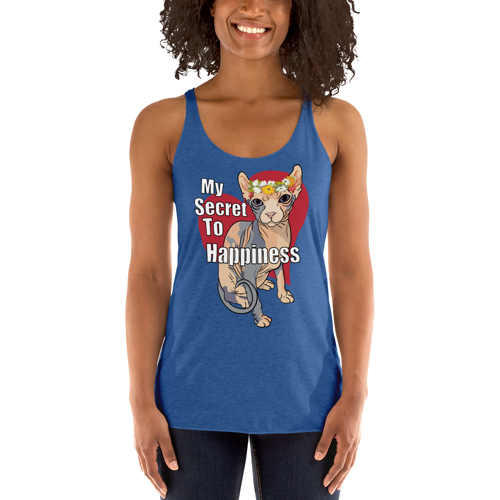 "MY SECRET TO HAPPINESS" TANK