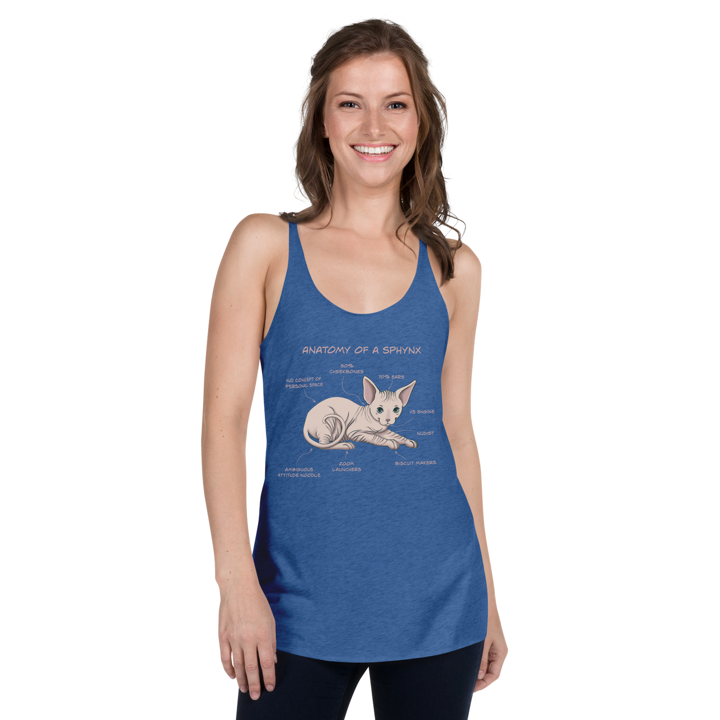 "ANATOMY OF A SPHYNX" WOMAN'S TANK