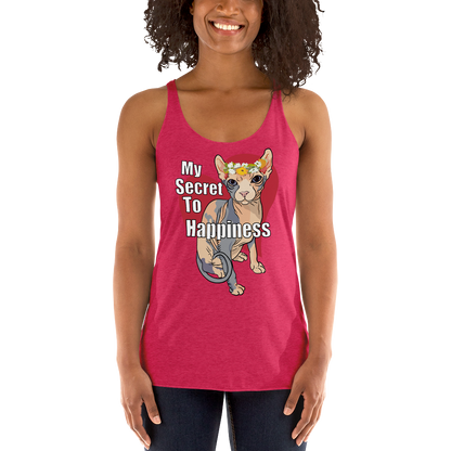 "MY SECRET TO HAPPINESS" TANK