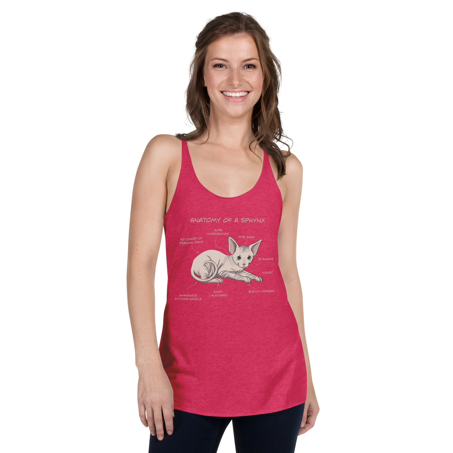 "ANATOMY OF A SPHYNX" WOMAN'S TANK