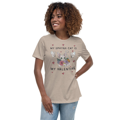 "MY SPHYNX CAT IS MY VALENTINE" TEE